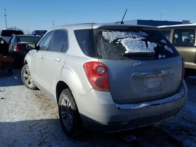 1GNALAEK3FZ111777 - 2015 CHEVROLET EQUINOX LS SILVER photo 3