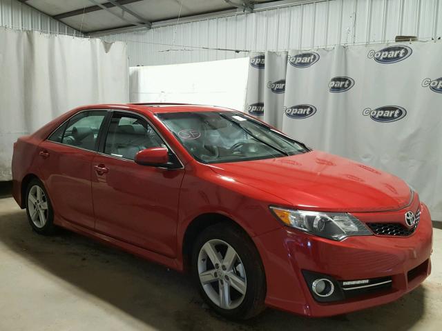 4T1BF1FK7EU864593 - 2014 TOYOTA CAMRY L RED photo 1