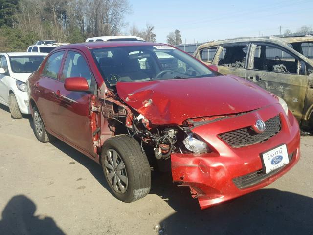 1NXBU4EE3AZ245051 - 2010 TOYOTA COROLLA BA RED photo 1