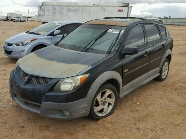 5Y2SM62834Z441416 - 2004 PONTIAC VIBE BLACK photo 2