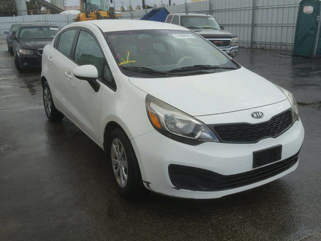 KNADM4A30C6087015 - 2012 KIA RIO LX WHITE photo 1