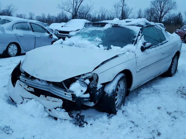 1C3EL55R52N247641 - 2002 CHRYSLER SEBRING LX WHITE photo 2