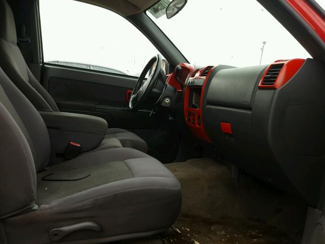 1GCDT136568327292 - 2006 CHEVROLET COLORADO RED photo 5