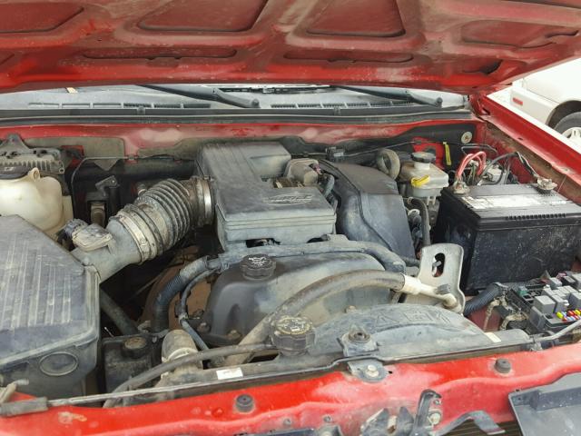 1GCDT136568327292 - 2006 CHEVROLET COLORADO RED photo 7