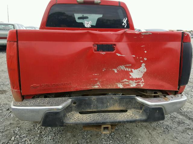 1GCDT136568327292 - 2006 CHEVROLET COLORADO RED photo 9