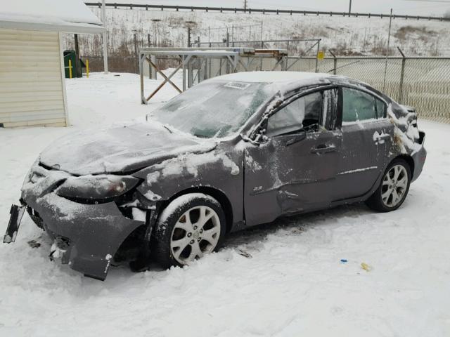 JM1BK323171683598 - 2007 MAZDA 3 S GRAY photo 2