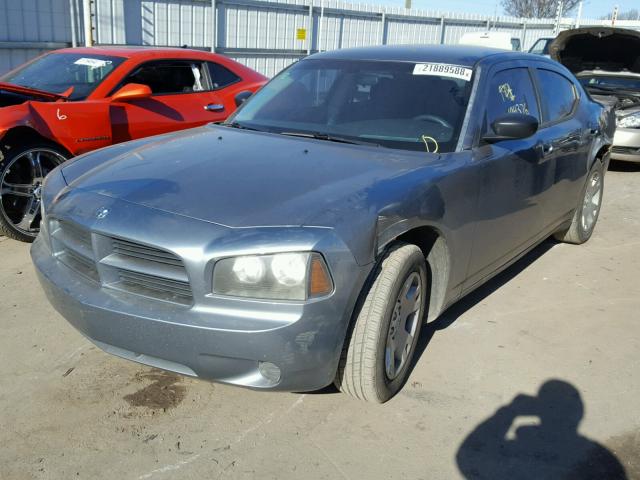 2B3KA43R77H778987 - 2007 DODGE CHARGER SE GRAY photo 2