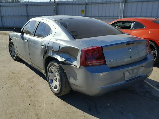 2B3KA43R77H778987 - 2007 DODGE CHARGER SE GRAY photo 3