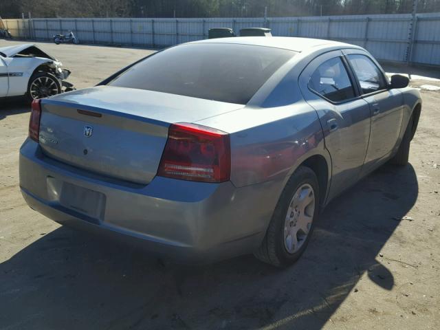 2B3KA43R77H778987 - 2007 DODGE CHARGER SE GRAY photo 4