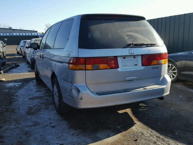 5FNRL18562B048045 - 2002 HONDA ODYSSEY LX SILVER photo 3