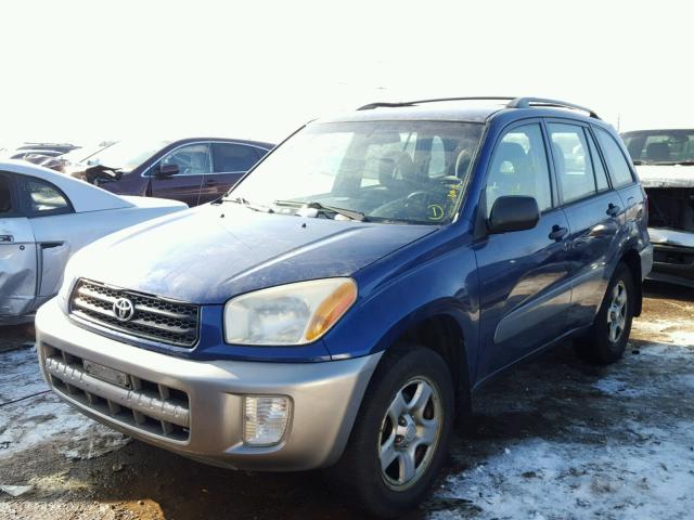 JTEGH20V330118381 - 2003 TOYOTA RAV4 BLUE photo 2