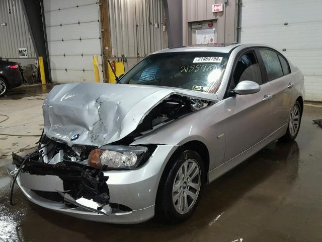 WBAVD13546KV06271 - 2006 BMW 325XI SILVER photo 2