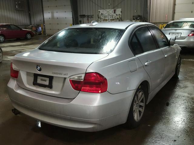 WBAVD13546KV06271 - 2006 BMW 325XI Srebrny zdjęcie 4