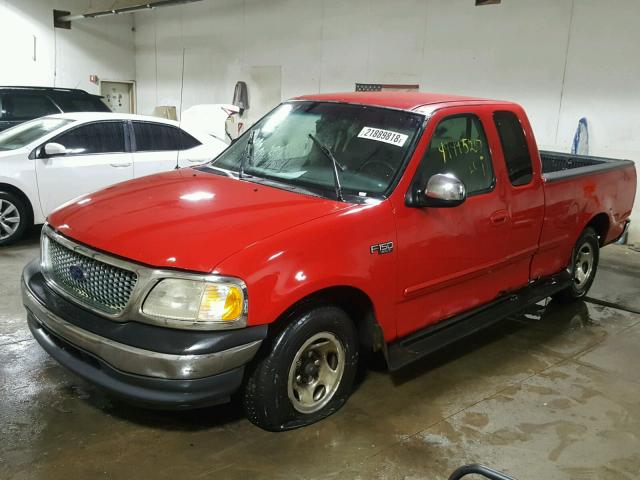 1FTZX1720XNA06054 - 1999 FORD F150 RED photo 2