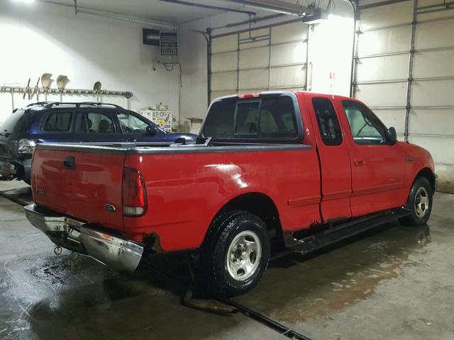 1FTZX1720XNA06054 - 1999 FORD F150 RED photo 4