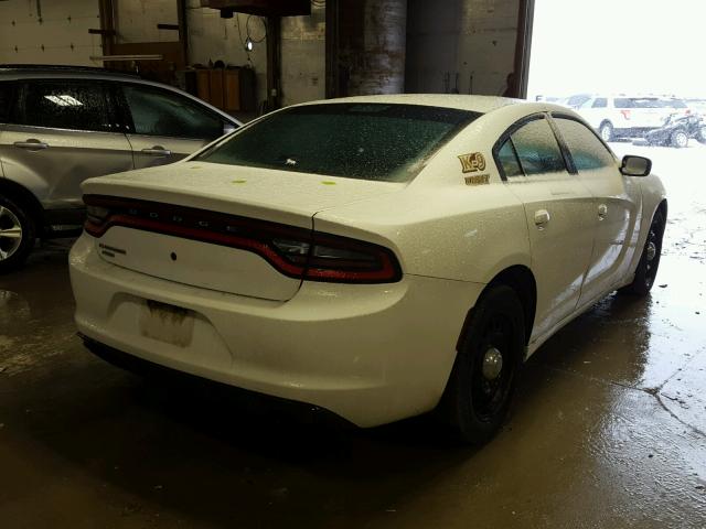 2C3CDXKT6GH206273 - 2016 DODGE CHARGER PO WHITE photo 4