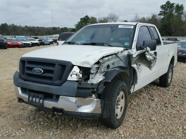 1FTPX145X5NA66944 - 2005 FORD F150 WHITE photo 2