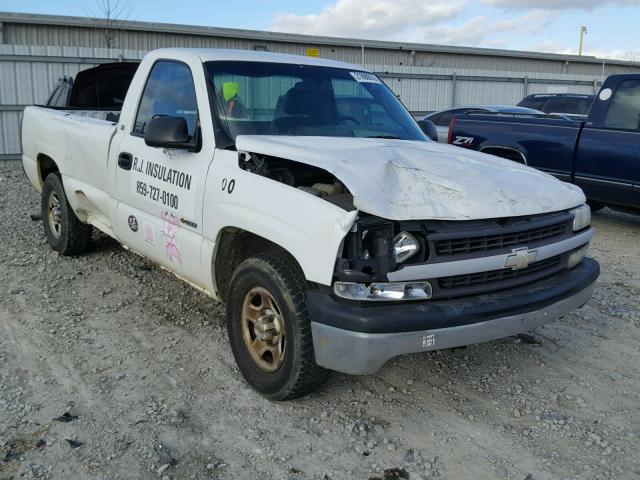 1GCEC14W41Z249805 - 2001 CHEVROLET SILVERADO WHITE photo 1