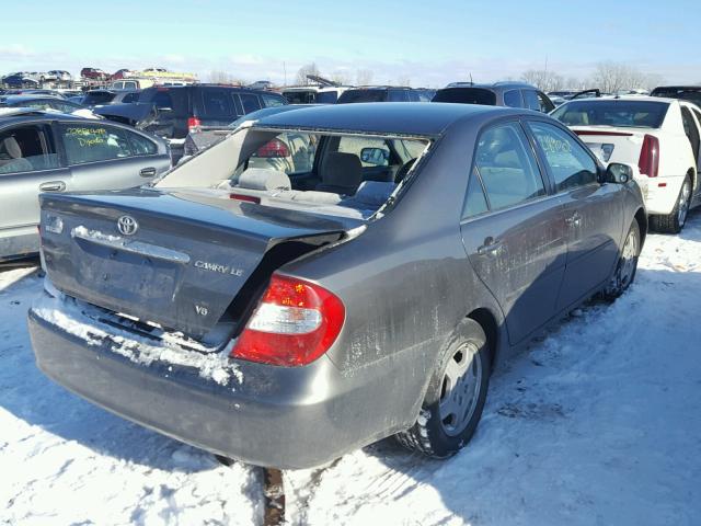 4T1BF32K92U516808 - 2002 TOYOTA CAMRY LE GRAY photo 4