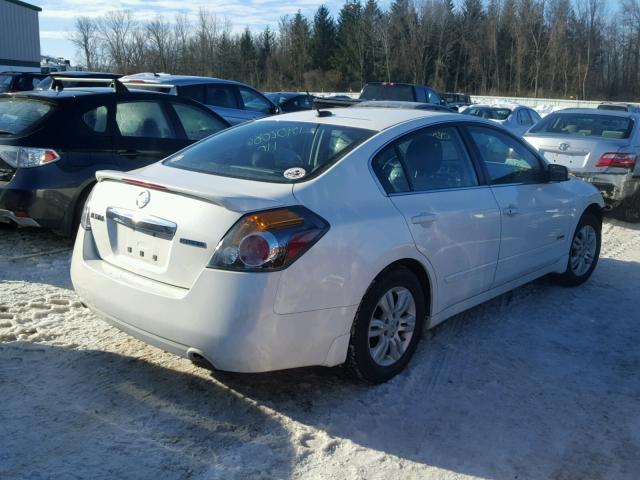 1N4CL2AP7AC167067 - 2010 NISSAN ALTIMA HYB WHITE photo 4