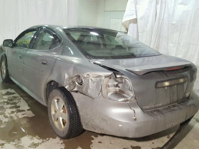 2G2WP552081193932 - 2008 PONTIAC GRAND PRIX GRAY photo 3