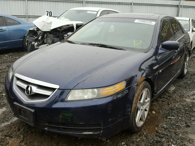 19UUA66286A046285 - 2006 ACURA 3.2TL BLUE photo 2