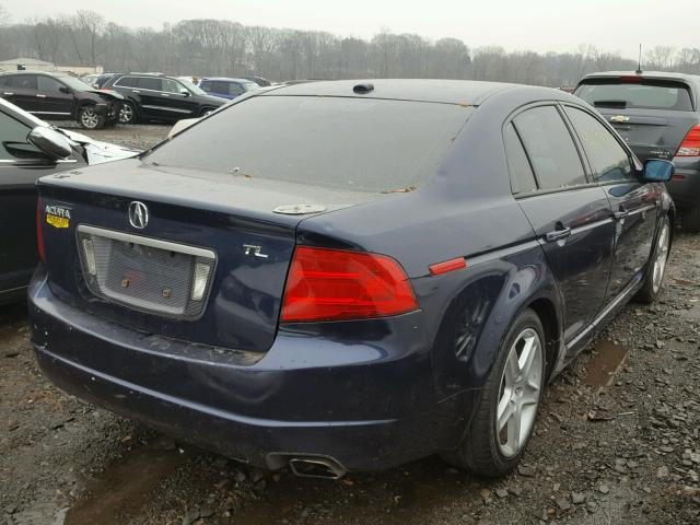 19UUA66286A046285 - 2006 ACURA 3.2TL BLUE photo 4