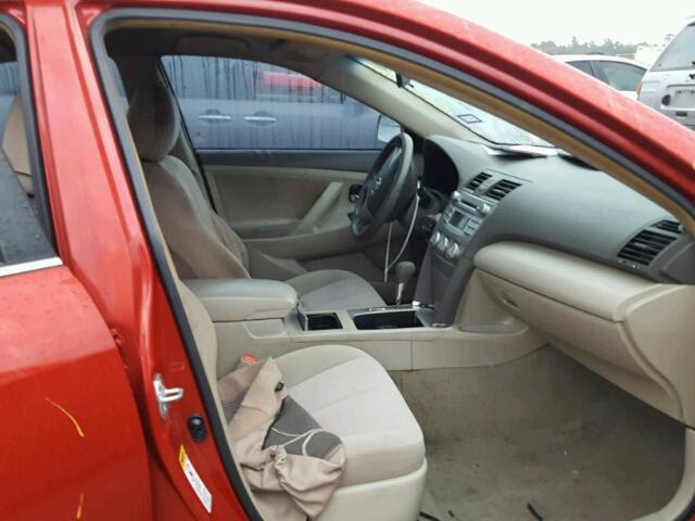 4T4BF3EK9AR050958 - 2010 TOYOTA CAMRY BASE RED photo 5