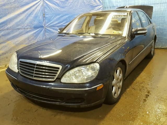 WDBNG84J16A462524 - 2006 MERCEDES-BENZ S 500 4MAT BLUE photo 2