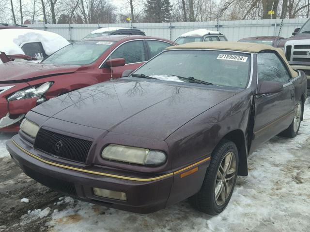 1C3EU4531RF295404 - 1994 CHRYSLER LEBARON BA MAROON photo 2