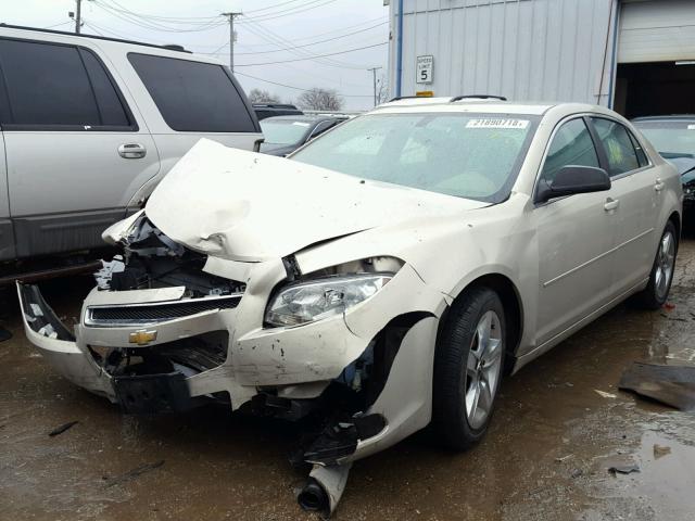 1G1ZB5E05CF255633 - 2012 CHEVROLET MALIBU LS თაფლისფერი ფოტო 2
