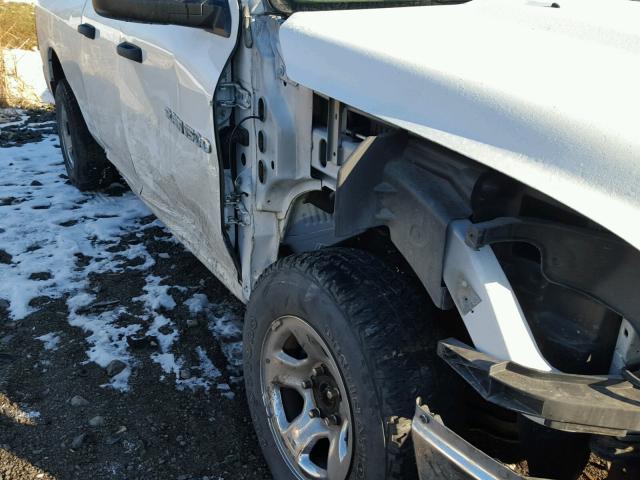 1C6RD7FT5CS126232 - 2012 DODGE RAM 1500 S WHITE photo 9