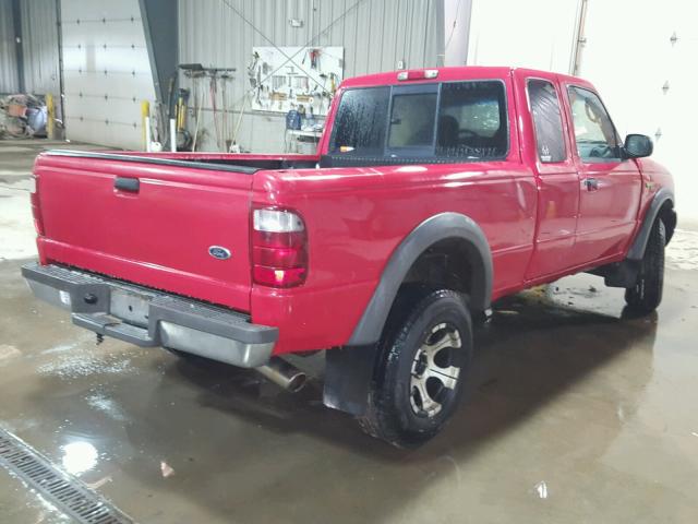 1FTZR45E33TA16866 - 2003 FORD RANGER SUP RED photo 4