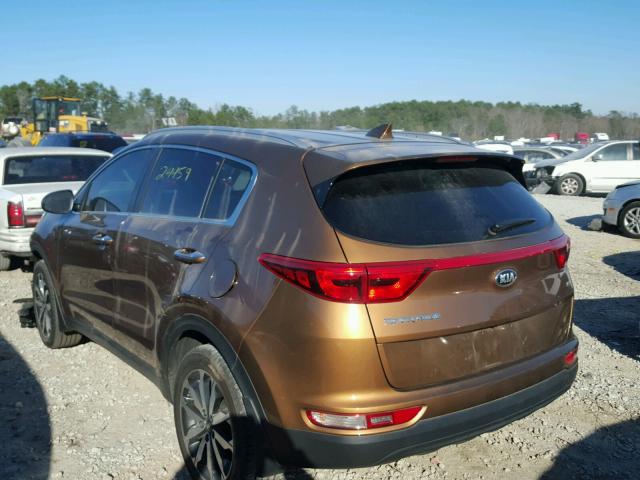 KNDPN3AC6H7112492 - 2017 KIA SPORTAGE E GOLD photo 3