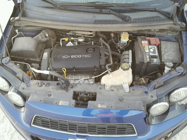 1G1JC5SH3D4239769 - 2013 CHEVROLET SONIC LT BLUE photo 7