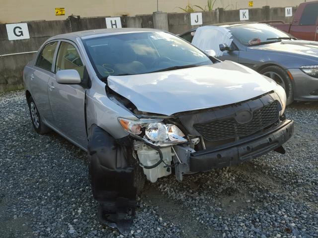 2T1BU4EE8AC301566 - 2010 TOYOTA COROLLA BA SILVER photo 1