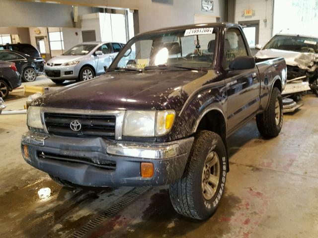 4TAPM62N7XZ404672 - 1999 TOYOTA TACOMA GREEN photo 2