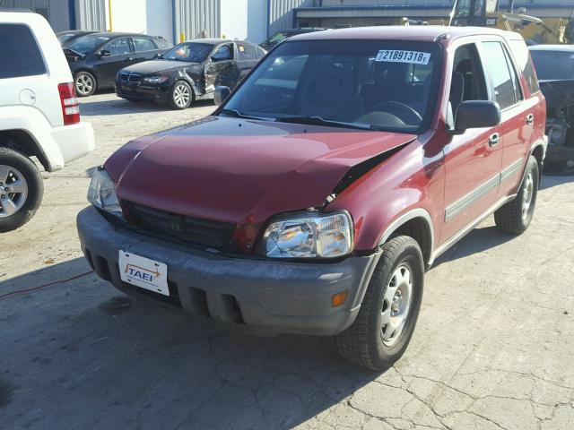 JHLRD1847VC008937 - 1997 HONDA CR-V LX RED photo 2