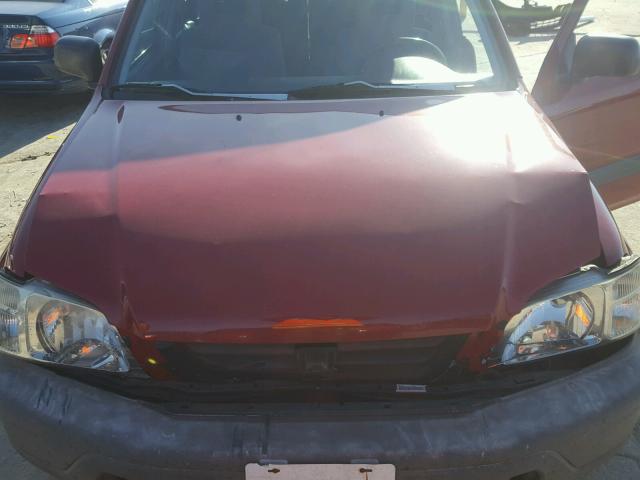 JHLRD1847VC008937 - 1997 HONDA CR-V LX RED photo 7