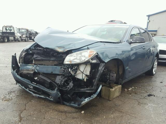 1G1ZG57B69F233391 - 2009 CHEVROLET MALIBU LS BLUE photo 2