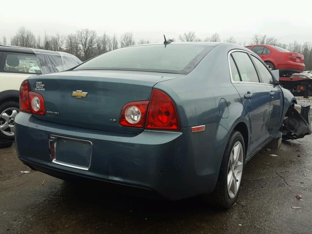 1G1ZG57B69F233391 - 2009 CHEVROLET MALIBU LS BLUE photo 4