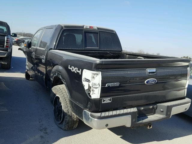 1FTFW1ETXCFA84220 - 2012 FORD F150 SUPER BLACK photo 3