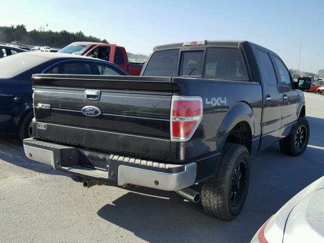 1FTFW1ETXCFA84220 - 2012 FORD F150 SUPER BLACK photo 4