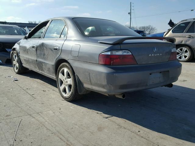 19UUA56853A027705 - 2003 ACURA 3.2TL TYPE GRAY photo 3