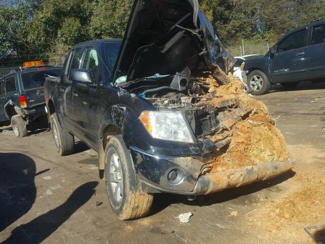 1N6AD0EV8BC425798 - 2011 NISSAN FRONTIER S BLACK photo 1