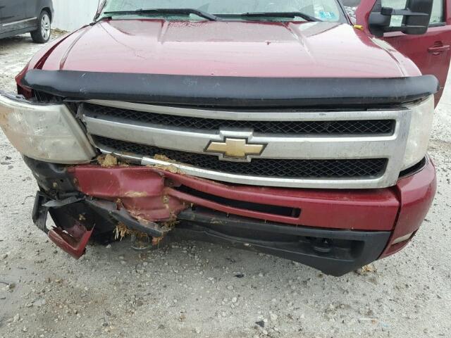 2GCFK13Y071622690 - 2007 CHEVROLET SILVERADO MAROON photo 7