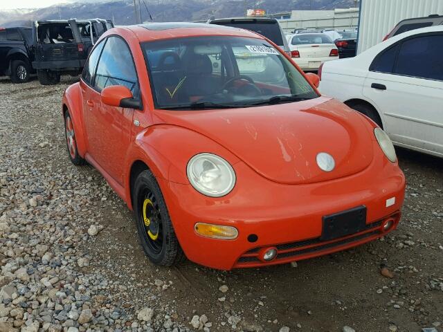 3VWCD21C22M423634 - 2002 VOLKSWAGEN NEW BEETLE ORANGE photo 1