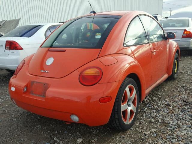 3VWCD21C22M423634 - 2002 VOLKSWAGEN NEW BEETLE ORANGE photo 4