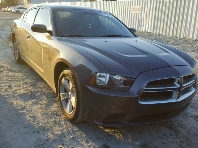 2C3CDXBG2DH624893 - 2013 DODGE CHARGER SE GRAY photo 1