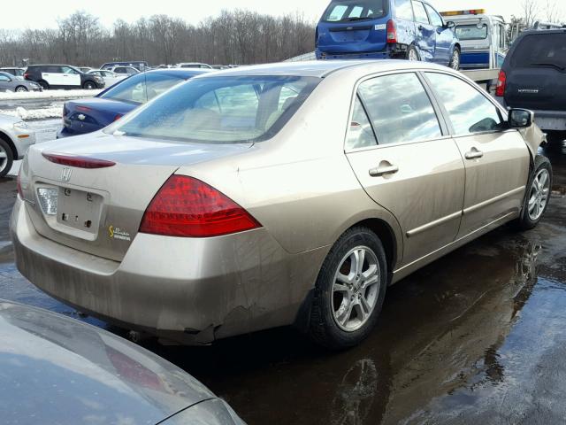 1HGCM56776A135466 - 2006 HONDA ACCORD EX GOLD photo 4